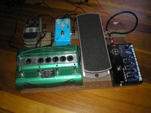 Stage Trix Pedal Riser Winner - Matt Heaton - shot before risers