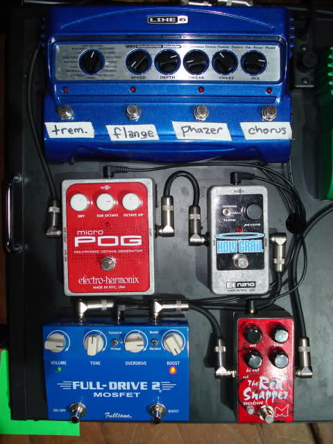 Chris Shiflett Foo Fighters Pedal Board Here is a break down of pedals