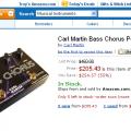 Awesome deal on the Carl Martin Bass Chorus Pedal