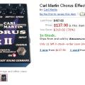 Carl Martin Chorus xII sale at Amazon