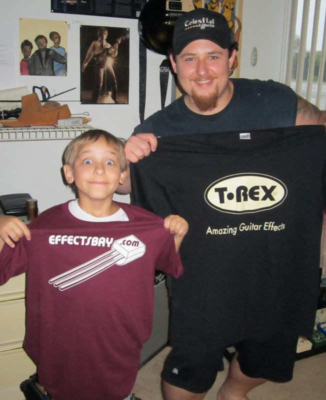 Musiquip T-Rex T-Shirt Give Away Winner