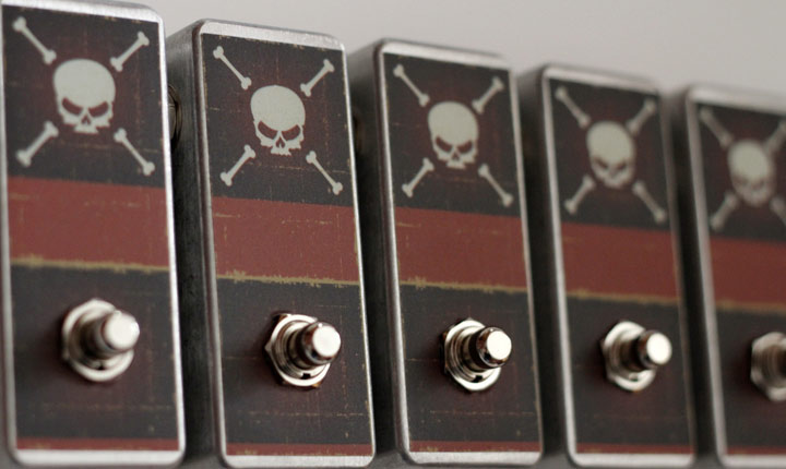 Skull Taps for Boss RC-3 and Delays with Tap Tempo Input!