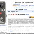 Nice Deal on the TC Electronic Ditto Looper