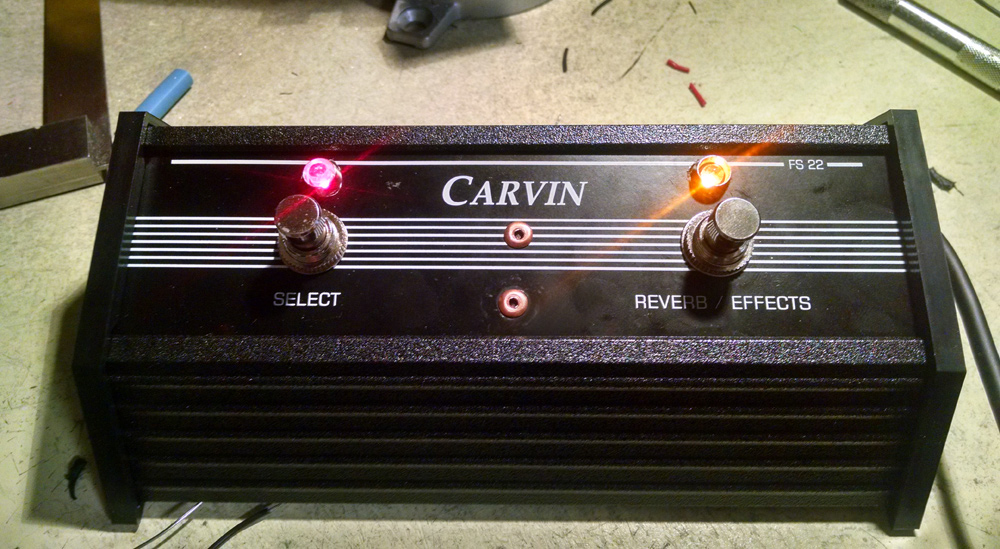 Modifying Carvin FS22 to include LED indicators