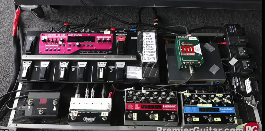 Pedalboards of My Morning Jacket's Carl Broemel