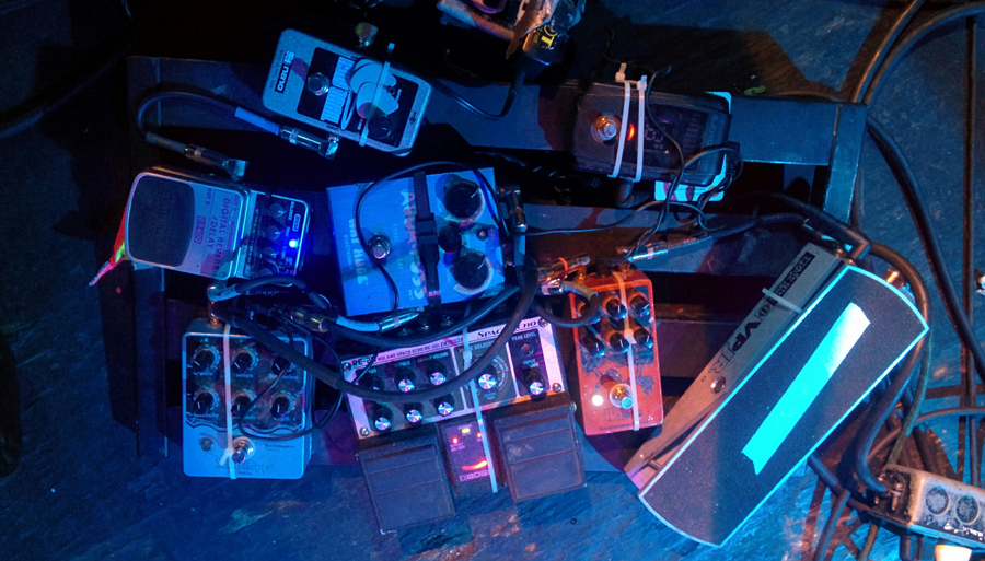 Pedalboards for the band DIIV - Andrew Bailey