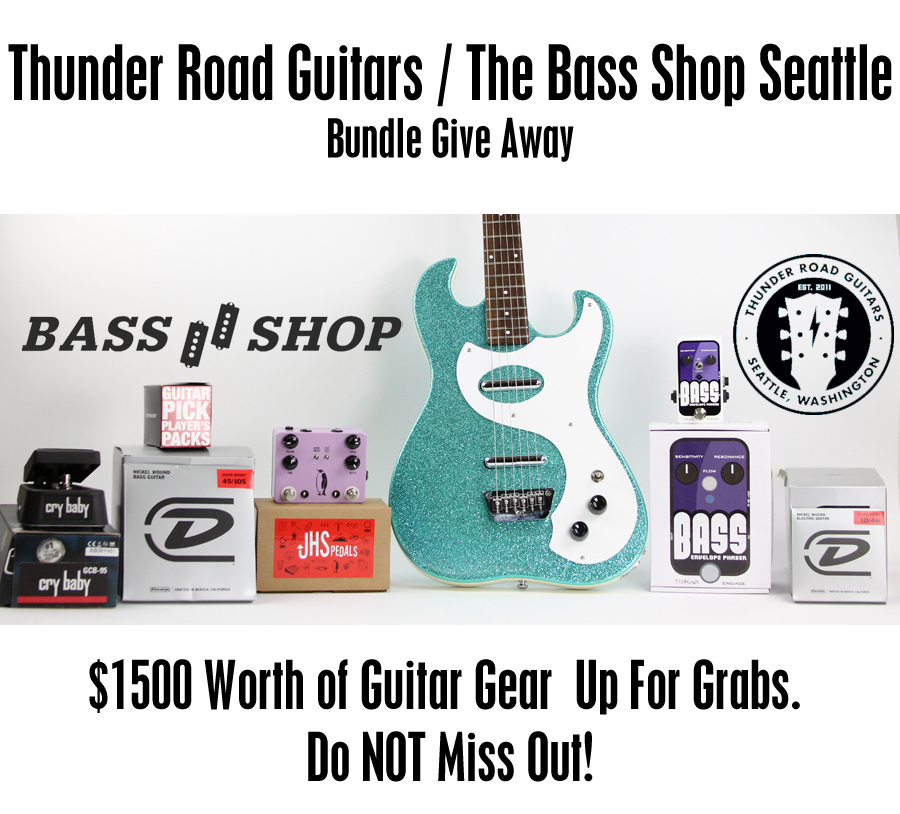 Thunder Road Guitars / Bass Shop Seattle Give Away - Reminder