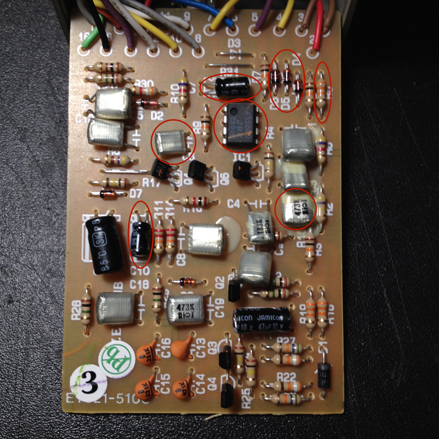 Unmodified PCB